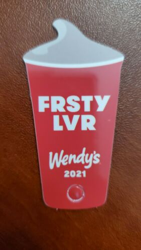 WENDYS FROSTY KEY TAGS ☆ NEW ☆ FREE FROSTY JR WITH PURCHASE ALL YEAR FOR 2021